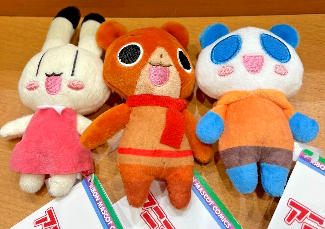 Animal Yokocho Plush Doll Mascot 10cm Aniyoko Set of 3 SEGA 2025