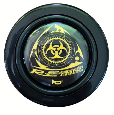 RE Amemiya yellow JDM Horn Button for SPARCO OMP MOMO NARDI steering wheel