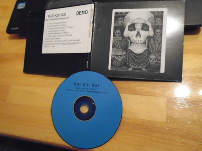 RARE Kill Kill Kill DEMO CD noise rock 6 trax UNRELEASED oxbow INDEPENDENT promo