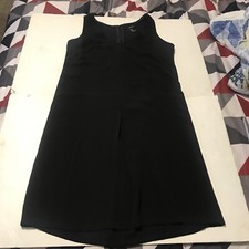 Forever 21 Dress Size S Black Sleeveless Zip MIDI 4156
