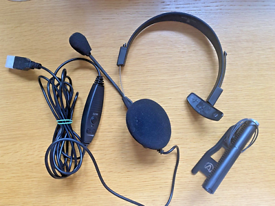 Andrea NC-181VM Monaural Headset Noise Cancelling Andrea SG-100