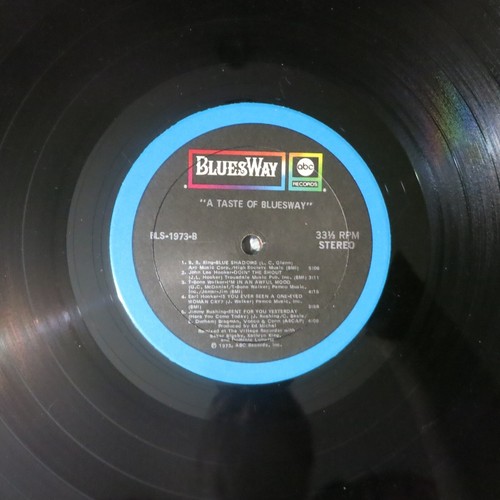 VA - A Taste of Bluesway - Bluesway BLS-1973 OG '73 BB King John Lee Hooker - Picture 4 of 5