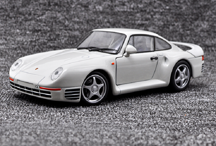 Welly 1:24 Porsche 959 White Diecast Model Sports Racing Car New in Box