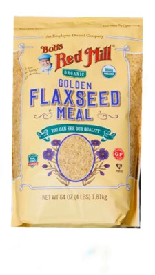 Bob s Red Mill Organic Golden Flaxseed Meal 4 Pounds Total 64 Ounce