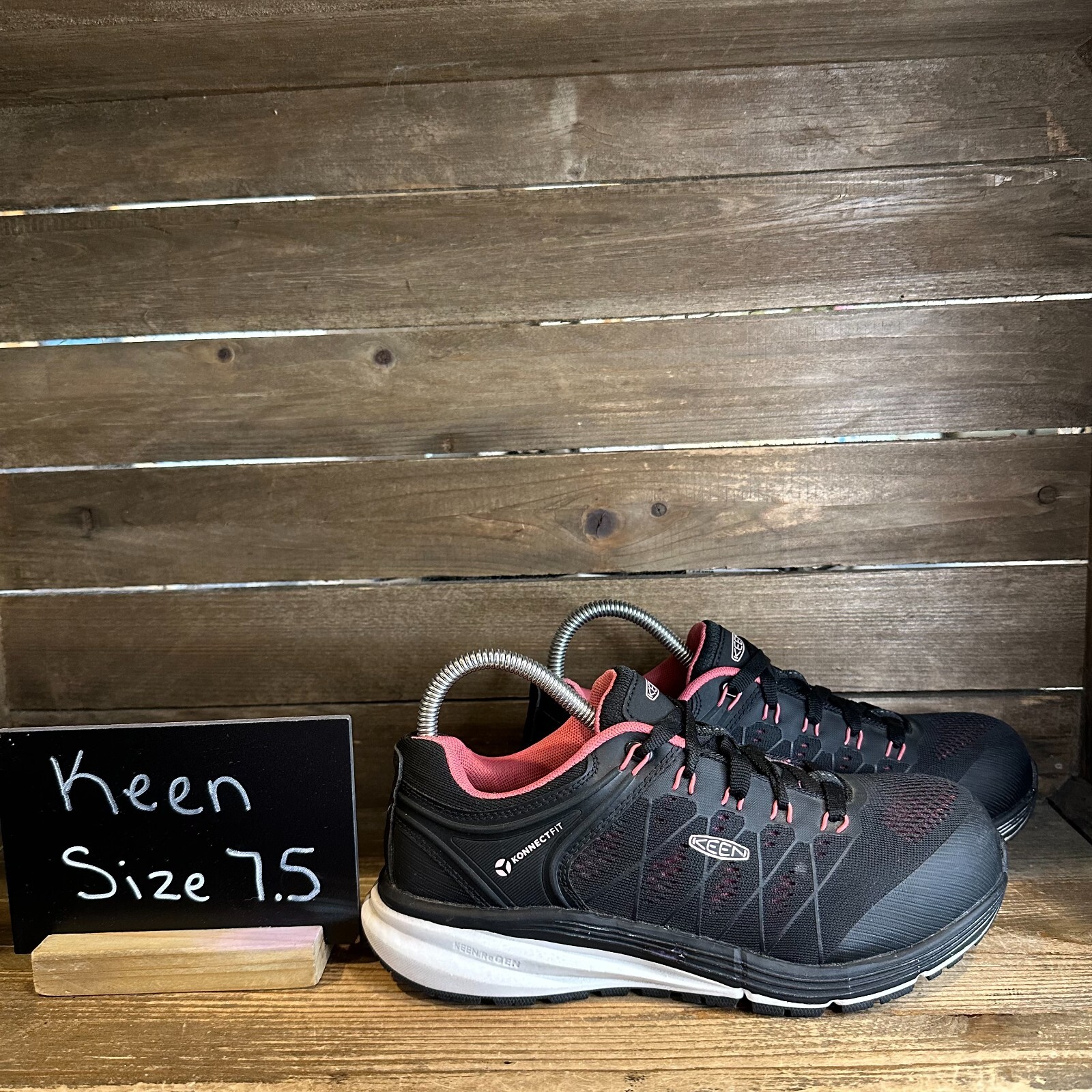 Scarpe sneakers da lavoro donna Keen Utility Vista Energy nere punta acciaio misura 7 5 M