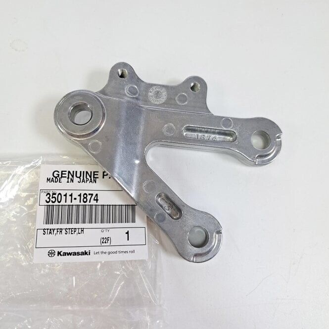 Kawasaki Left Foot Peg Step Mount Stay Ninja ZX6R ZX9R ZX-6R Kawasaki Left Foot Peg Step Mount Stay Ninja ZX6R ZX9R ZX-6R