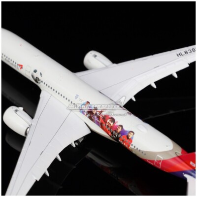 JCWings 1:400アシアナ A350-900 HL8381フラップダウン 1:400 JC Wings ASIANA AIRLINES AIRBUS A350-900 Airplane Flap