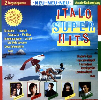Various - Italo Superhits, Mit Hits Von San Remo 2LP FOC (VG+/VG+) '