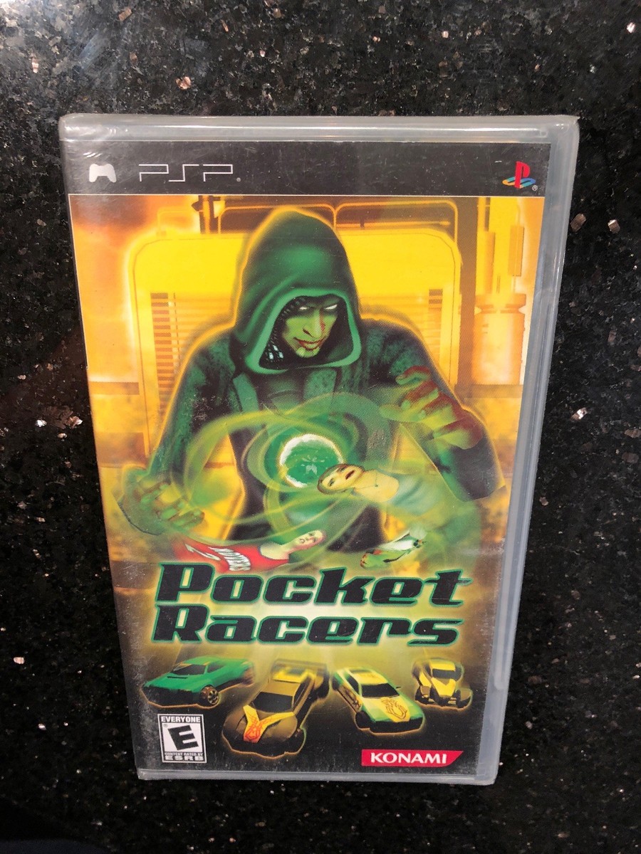 PSP＆カセット Pocket Racers (Sony PSP, 2006) - Konami Brand new factory sealed