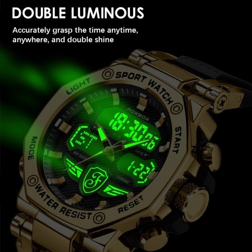 Waterproof Digital Sports Watch Military Tactical LED Backlight Men's Wristwatch - Picture 5 of 8