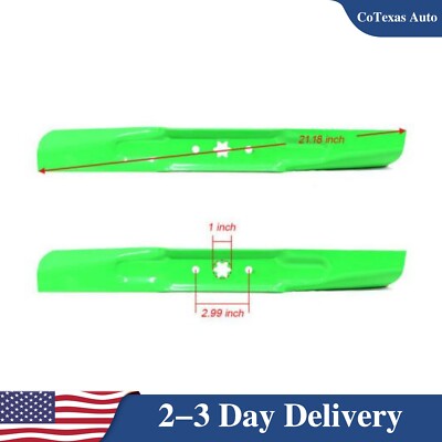 1 Set 2 New Lawn Mower Blades Fit For Cub Cadet RZT42 XT1-LT42 XT2-LX42 42'' Deck