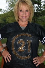 Century 21 rhinestone Bling jersey XS S M L XL XXL 3X 4X