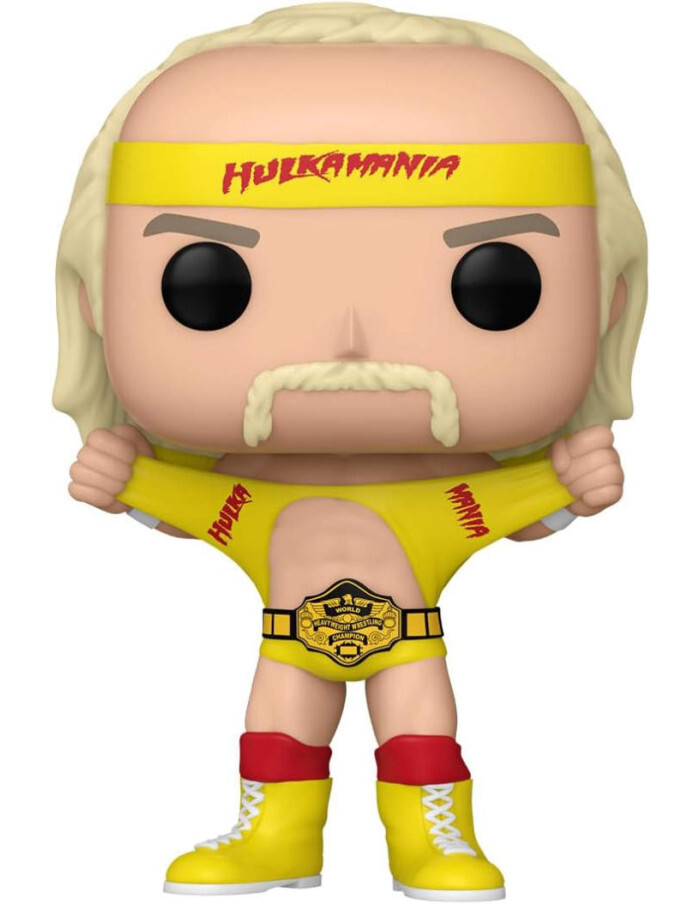 Funko Multicolore Wwe Pop! Vinyl Figur Hulkamania W/Belt 9 Cm - Immagine 3
