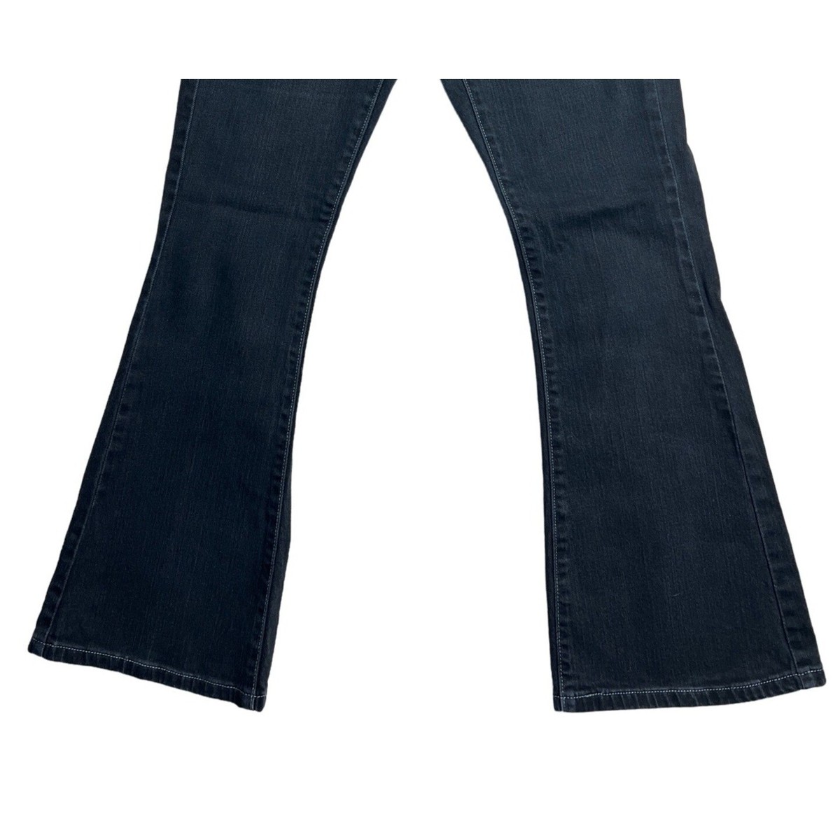 Vintage 2000's Levi's 519 Low Flare Boot Cut black denim jeans