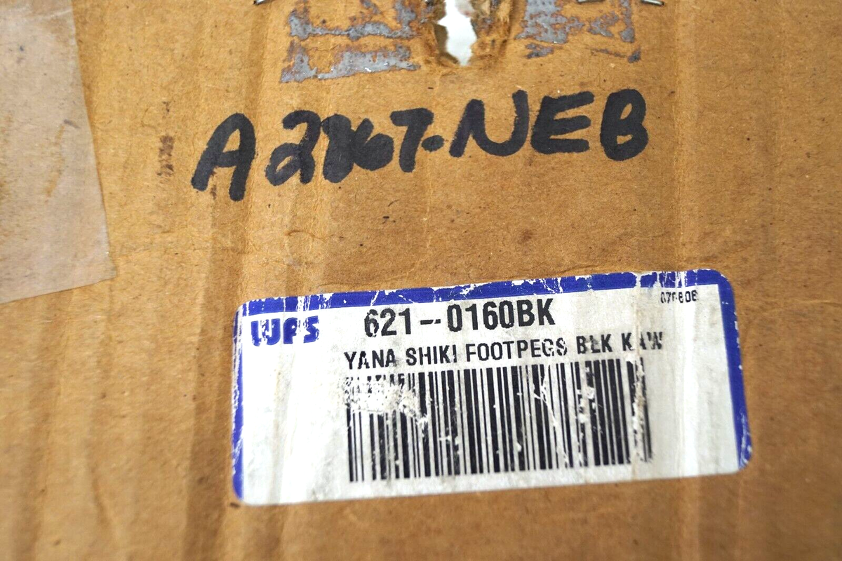 Kawasaki Ninja Yana Shiki Black Foot Pegs A2867-NEB 621-0160BK | eBay