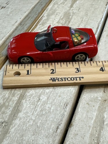 Hallmark Keepsake Vintage 1997 Corvette Taschenlampe rot Sportwagen Ornament mit Box - Bild 14 von 15