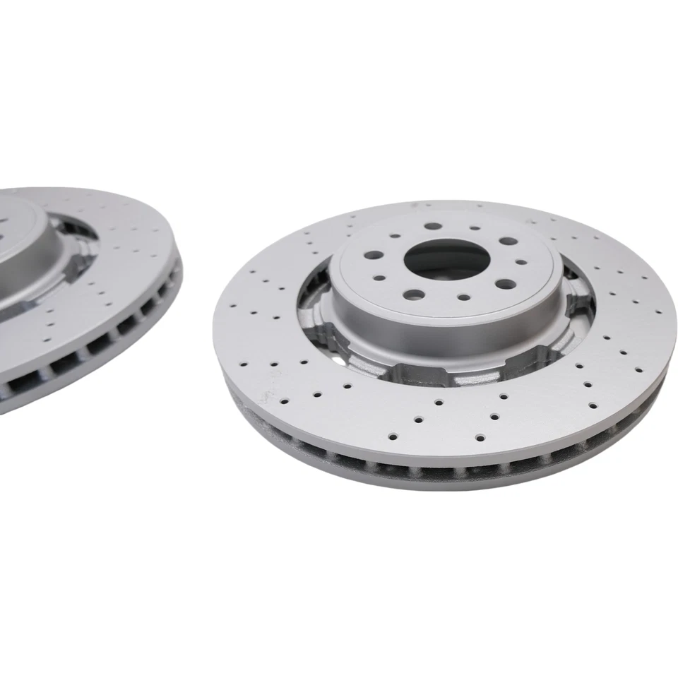 235318 Front Brake Rotors Set for Maserati Granturismo Quattroporte GranCabrio Foto 3 de 4