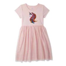 Wonder Nation Girls Unicorn Tutu Dress-Pink Unicorn-XL 14-16 -NWT