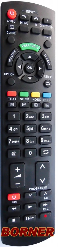 Ersatz Fernbedienung passend für Panasonic VIERA N2QAYB000489 NEU!