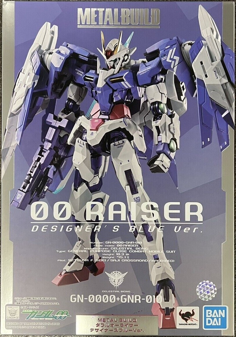 BANDAI METAL BUILD MOBILE SUIT GUNDAM 00 RAISER DESIGNER