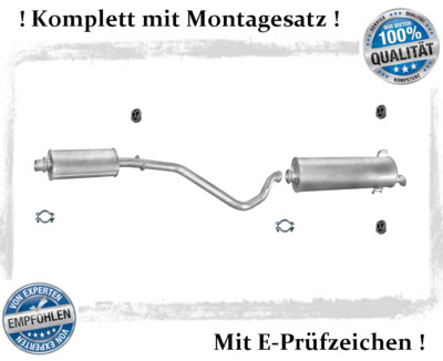 Auspuffanlage für Peugeot 306 1.1 1.4 1.6 1.8 1.8D 1.9D Auspuff Montagesatz