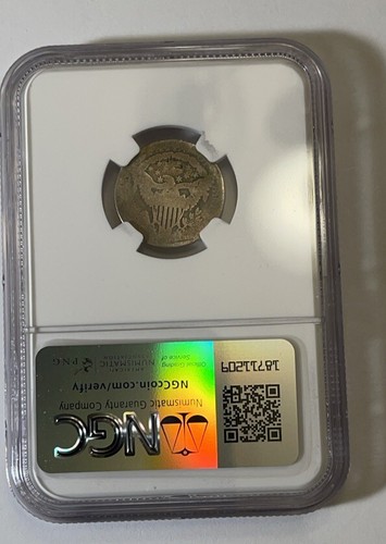 1807 JR-1, 10 Cent NGC AG Details-Damage Draped - Picture 2 of 2