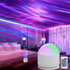 2X Galaxy Star Projector Party 16Colors LED Nebula Projection Night Light Remote