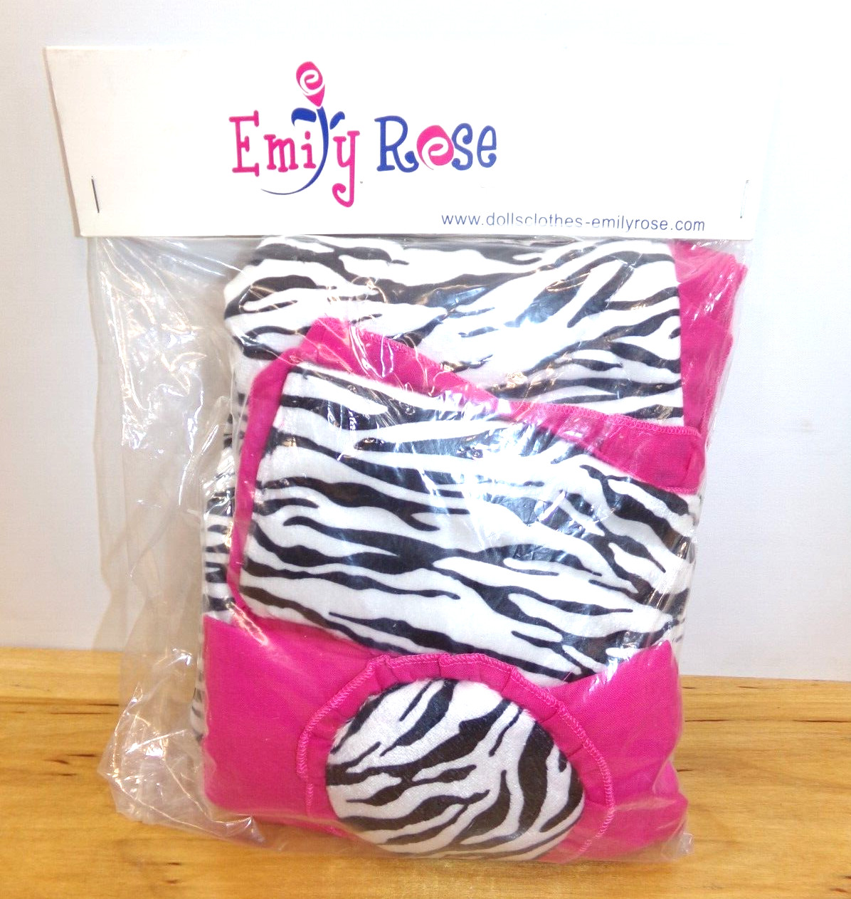 Emily Rose 18 inch Doll Zebra Print Bedding for Doll Beds 5 