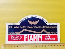 ADESIVO RALLY PREALPI VENETE COLLI EUGANEI 1978 STICKER AUTOCOLLANT VINTAGE 80s