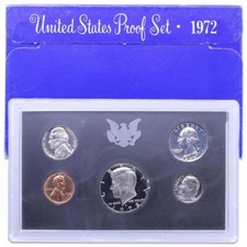 1972-S Clad Proof Set U.S. Mint Original Government Packaging OGP