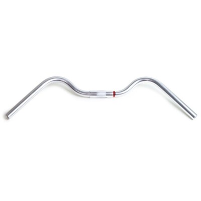 Nitto B355AA Kite Swept Back Fahrradlenker 25,4 mm Klemmung 630 mm breit silber