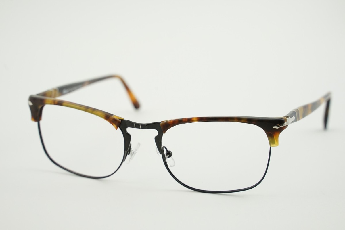 RARE SIZE PO 8359V Persol 53-19-14 108 Caffe Brown 8359-V