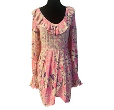 NWT Sample Spell & the Gypsy Collective Mystic Draped Playdress Musk Pink Sz S