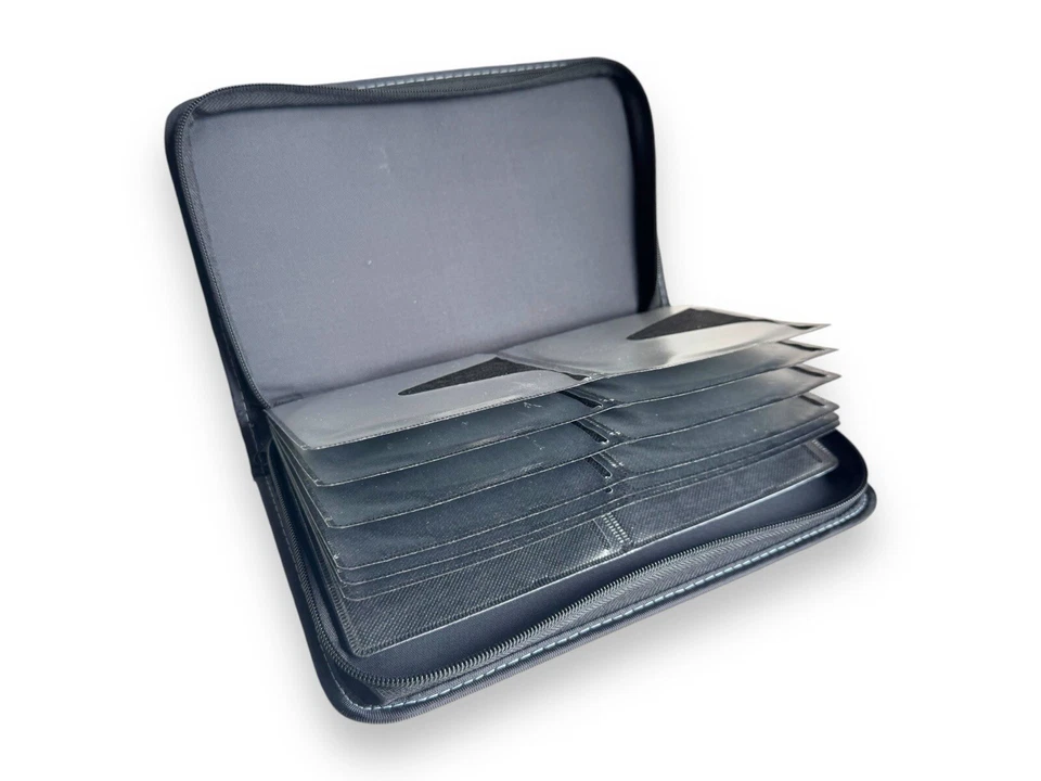 CD DVD Games Black Storage Organizer Case Wallet Holds 48 Discs PC Games Blu Ray - Image 3 of 4