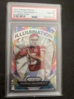 2017 PANINI PRIZM ILLUMINATION #3 PATRICK MAHOMES II ROOKIE RC PSA 8