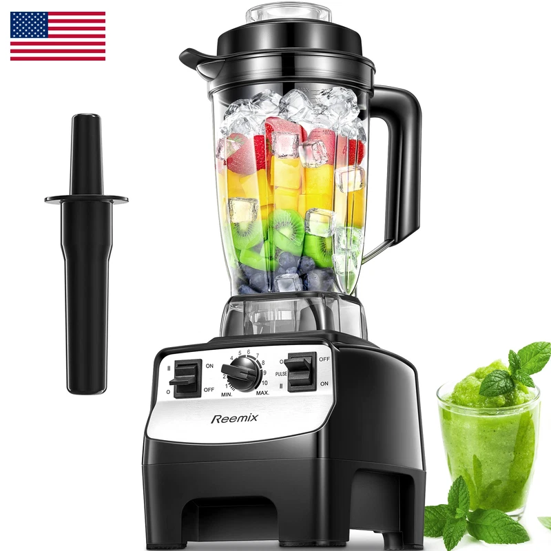 Reemix Counter Blender Smoothie Maker 1450W Professional High Speed Blenders
Opens in a new window o
