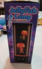 Jellyfish Lamp, Color Changing Aquarium Light,USB/Battery Bubble Black