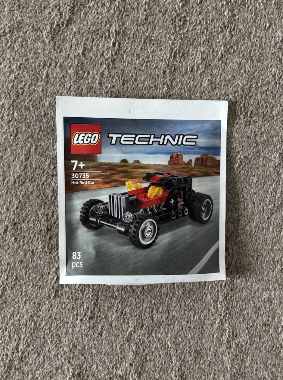 Lego Technic Hot Rod Car 30735 Paperbag Brand New in Packet - Image 4