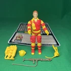 GI Joe Blowtorch 1984 v1 *100% COMPLETE w/File Card Vintage ARAH High Grade