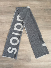 Acne Studios Women's Scarf Grey Wool Graphic 220 x 50 cm Large