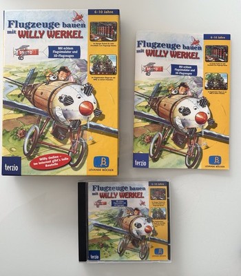 Flugzeuge bauen mit WILLY WERKEL - Computerspiel von terzio - CD ROM