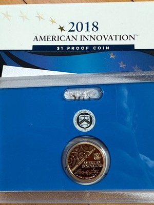 2018-S American Innovation $1 Dollar Proof Coin Complete w/ OGP & COA