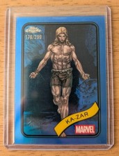 2025 Topps Chrome Marvel Ka-Zar #84 Blue Refractor /299