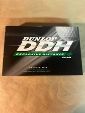 Dunlop DDH Explosive Distance Spin Golf Balls 12 Pack 4 Ind. Boxes Open Box