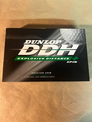 Dunlop DDH Explosive Distance + Spin Golf Balls 12 Pack 4 Ind. Boxes Open Box