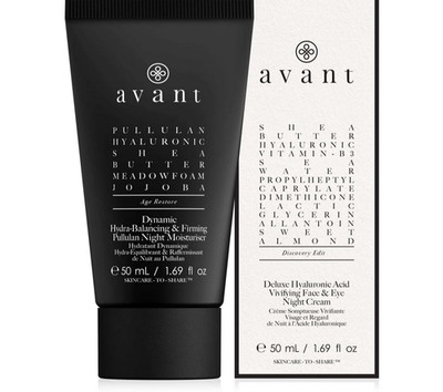 2x AVANT Dynamic Hydra-Balancing & Firming Pullulan Nachtcreme 2 Tuben UVPje 84 