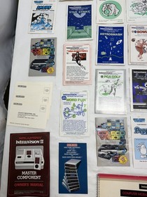 Colecovision Intellivision Coleco Game Booklet Manual Bundle Lot