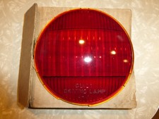 Vintage Harley Davidson Guide Driving Red Headlight Lens Cycle Ray