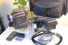 WORKS GREAT SONY Handycam DCR-PC330 Camcorder 2 Batteries Charger  Accessories