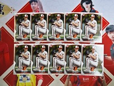 2023 Bowman Draft Baseball 1st Rookie Lot x 10 Cards Levi Wells